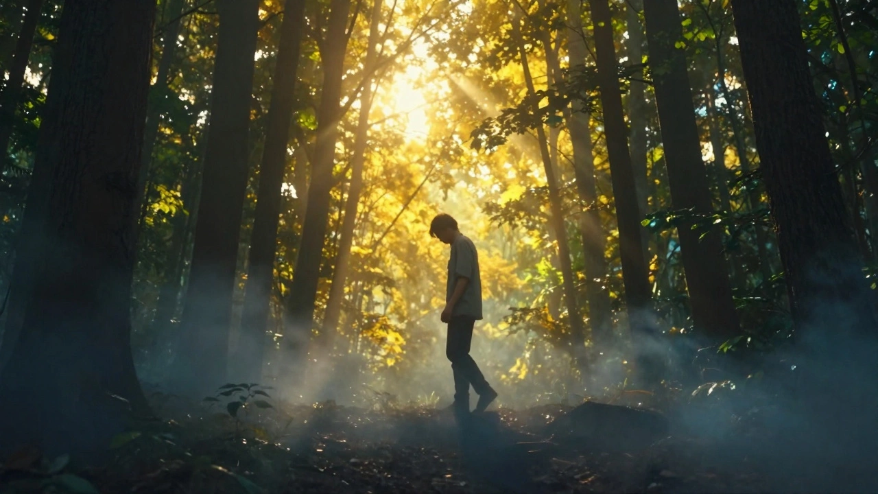 Символический образ выхода из тревоги к светлому будущему