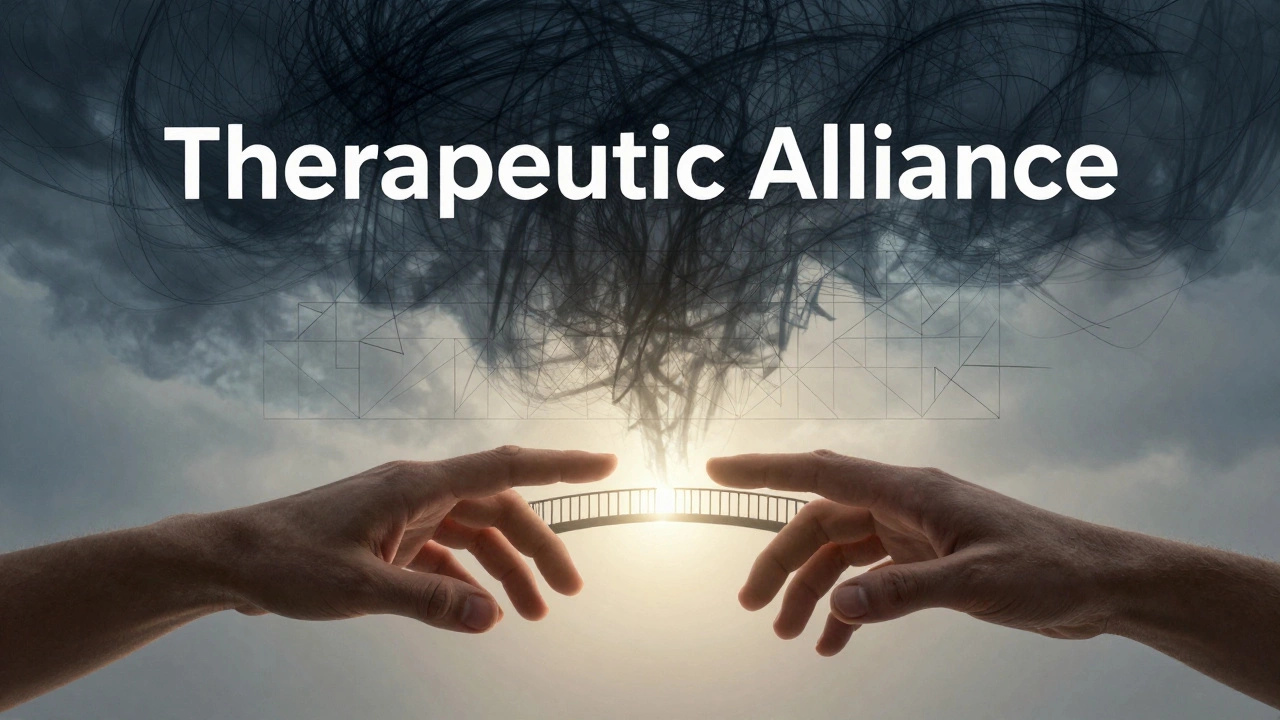 Концептуальное изображение процесса выздоровления и доверия между врачом и пациентом